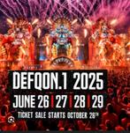 Defqon 1 kaartje (weekend), Tickets en Kaartjes, Eén persoon