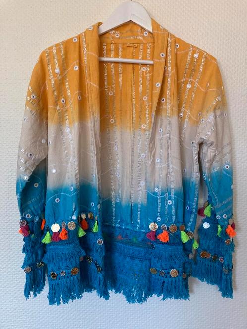 Ibiza Festival Jasje Van Katoen Maat M, Kleding | Dames, Jasjes, Kostuums en Pakken, Zo goed als nieuw, Jasje, Maat 38/40 (M)