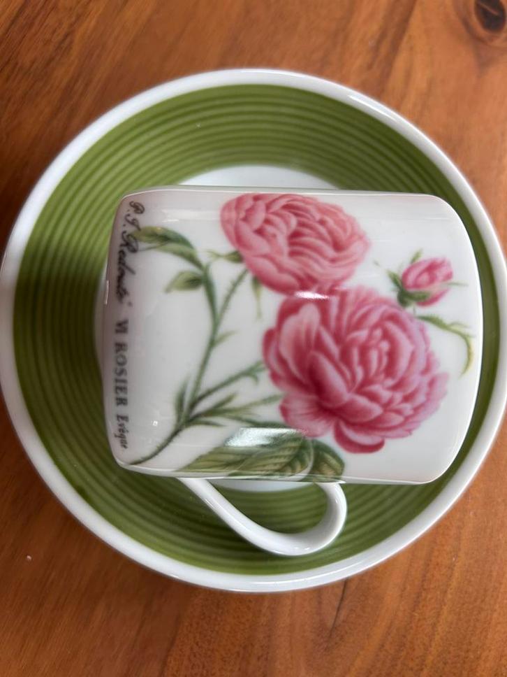 Hutschenreuter - P.J. Redoute - VI Rosier Eveque, Antiek en Kunst, Antiek | Porselein, Ophalen of Verzenden