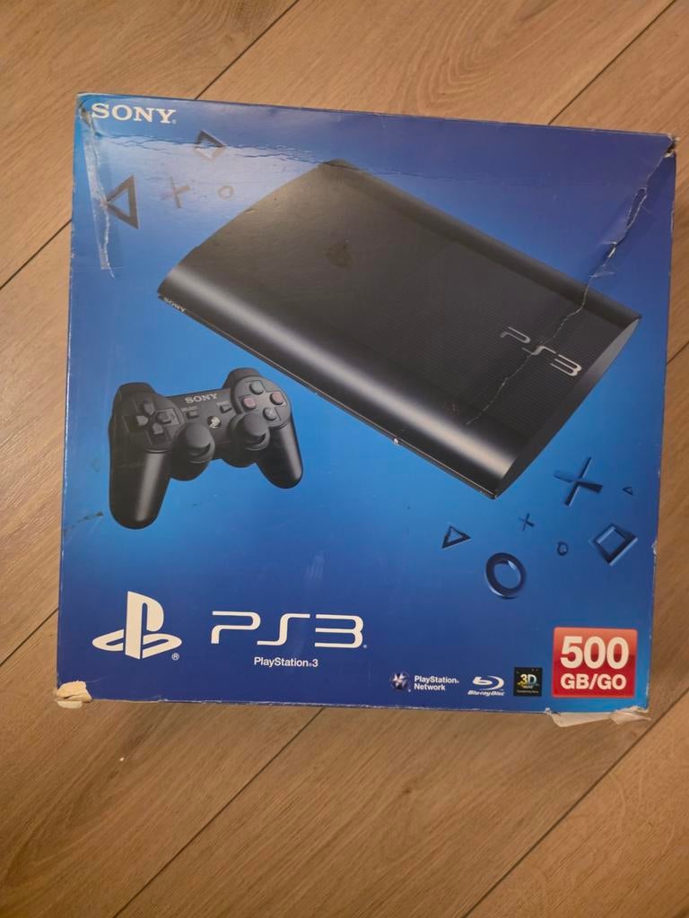 Playstation 3, Spelcomputers en Games, Spelcomputers | Sony PlayStation 3, Ophalen, Zo goed als nieuw, 500 GB, Met 1 controller