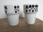 2 Vintage Melkbekers Jip en Janneke, Gebruikt, Overige typen, Ophalen of Verzenden, Overige stijlen