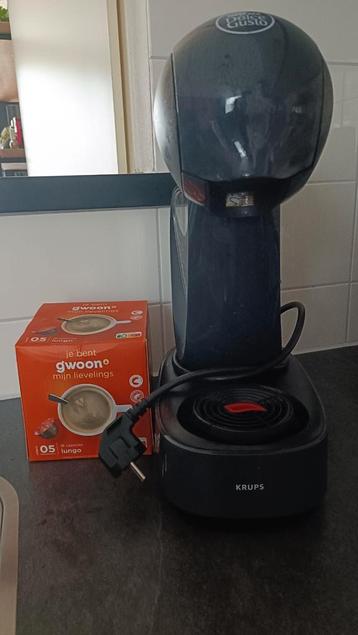 Krups koffie apparaat incl doos koffie cups beschikbaar voor biedingen