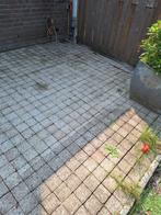 Bestraring: Halve betonklinkers (9,5x9,5), Tuin en Terras, Beton, Gebruikt, Ophalen, Klinkers