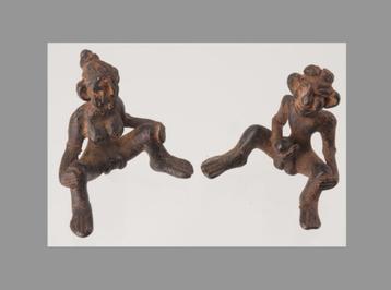 Niet-Westerse kunst: Brons Erotisch paar (250930-02) beschikbaar voor biedingen