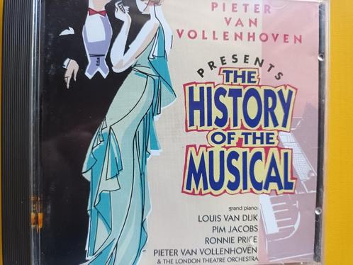 PIETER VAN VOLLENHOVEN PRESENTS HISTORY OF THE MUSICAL, Cd's en Dvd's, Cd's | Overige Cd's, Zo goed als nieuw, Ophalen of Verzenden