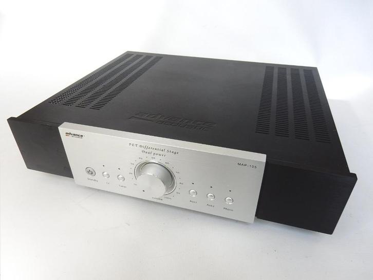 Advance Acoustic MAP-105 high end versterker in nieuw staat, Audio, Tv en Foto, Versterkers en Receivers, Zo goed als nieuw, Stereo