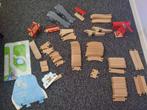 Grote set houten treinbaan (treinbanen), Kinderen en Baby's, Speelgoed | Houten speelgoed, Ophalen, Gebruikt, Overige typen