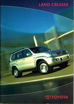 Brochure Toyota LandCruiser 2003, Boeken, Ophalen of Verzenden, Gelezen, Toyota