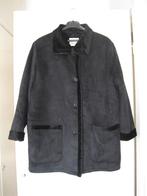 GELCO ZWARTE ALCANTARA JAS 44/46 ZGAN, Kleding | Dames, Jassen | Winter, Verzenden, Maat 46/48 (XL) of groter, Zo goed als nieuw