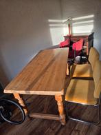 Eettafel tafel met 4 stoelen, Huis en Inrichting, Tafels | Eettafels, Ophalen, Gebruikt, 50 tot 100 cm, 150 tot 200 cm