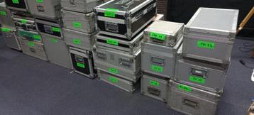 Partij flightcases opbergkisten transportkisten cases € 995, beschikbaar voor biedingen