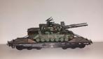 Liliput H0 21200 - 6-assige zwarelastwagen Leopard 1A5 tank, Gelijkstroom, Wagon, Ophalen of Verzenden, Zo goed als nieuw