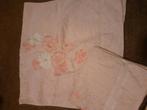 Vintage Roze Handdoeken Set - Badlaken & Handdoeken, Huis en Inrichting, Ophalen of Verzenden, Gebruikt, Roze, Handdoek