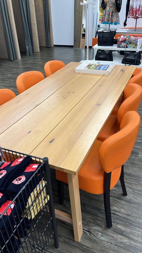 Eettafel met 6 Stoelen - 2.40m, Huis en Inrichting, Tafels | Eettafels, Zo goed als nieuw, 100 tot 150 cm, 200 cm of meer, Vijf personen of meer
