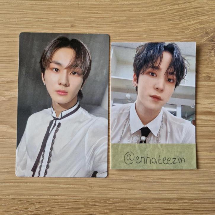Enhypen Jungwon Fate Tour Trading photocard, Verzamelen, Muziek, Artiesten en Beroemdheden, Zo goed als nieuw, Foto of Kaart, Verzenden