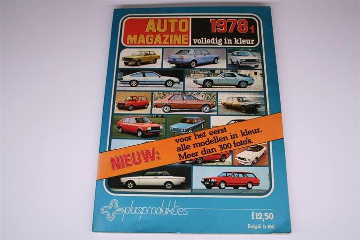 Automagazine 1978 — 1e Editie Volledig in Kleur [300 Foto's, Boeken, Auto's | Boeken, Gelezen, Algemeen, Ophalen of Verzenden