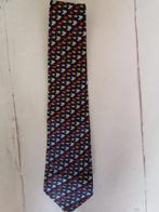 Stropdas, origineel Disney, donkerblauw Mickey Mouse-motief, Ophalen of Verzenden, Zo goed als nieuw, Blauw, Met patroon