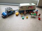Vintage Playmobil 3210 auto + 3588 caravan, Kinderen en Baby's, Speelgoed | Playmobil, Ophalen, Zo goed als nieuw, Complete set