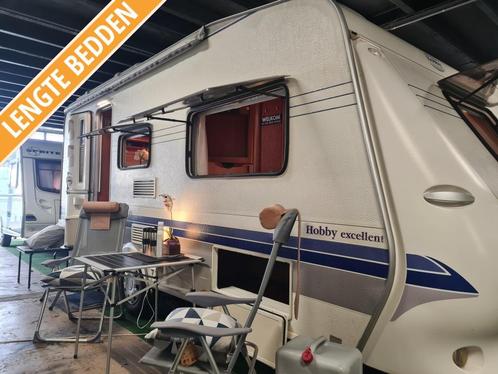 HOBBY EXCELLENT 495 UL BJ 2007 MOVER / ZAKLUIFEL / ZIJWANDEN, Caravans en Kamperen, Caravans, Bedrijf, 1000 - 1250 kg, Rondzit