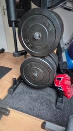 25 kg Bumper Plates - Halterschijven, Ophalen, Gebruikt, Rug, Halterschijven