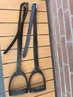 Zwarte Aluminium beugels met riemen, Dressuur, ., Ophalen of Verzenden, .