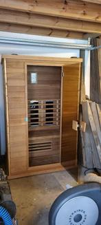 Infrarood sauna, 130x100x200cm (BxDxH), Sport en Fitness, Sauna, Ophalen, Gebruikt, Infrarood, Complete sauna