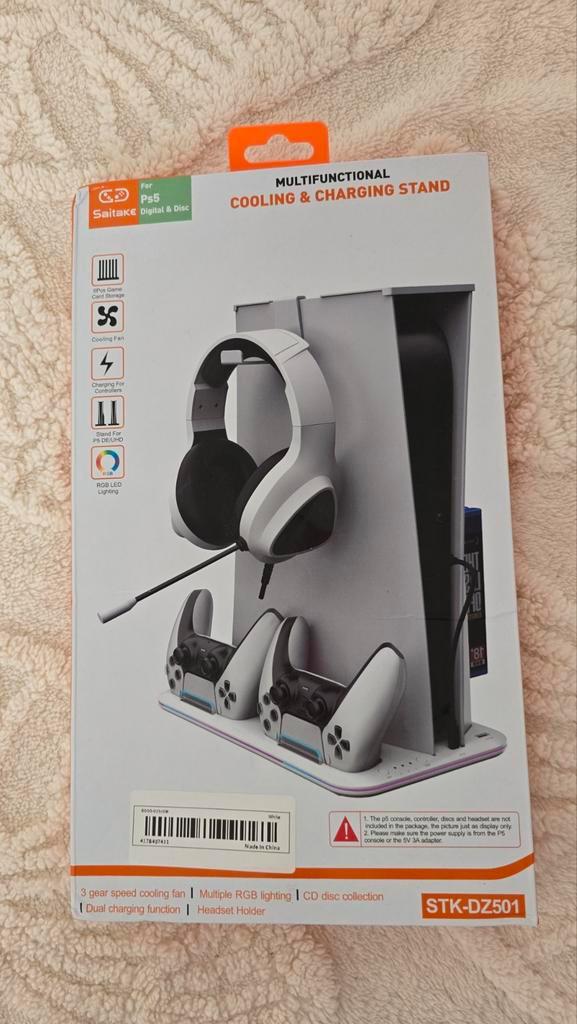 PS5 Oplaadstation - Nieuw!, Spelcomputers en Games, Spelcomputers | Sony PlayStation Consoles | Accessoires, Nieuw, PlayStation 5