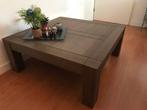 Houten tafel, Huis en Inrichting, Tafels | Eettafels, Ophalen, Gebruikt, Vierkant, Overige houtsoorten