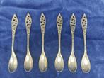 6 zilveren lepeltjes zwaardje gemerkt, Ophalen of Verzenden, Zilver