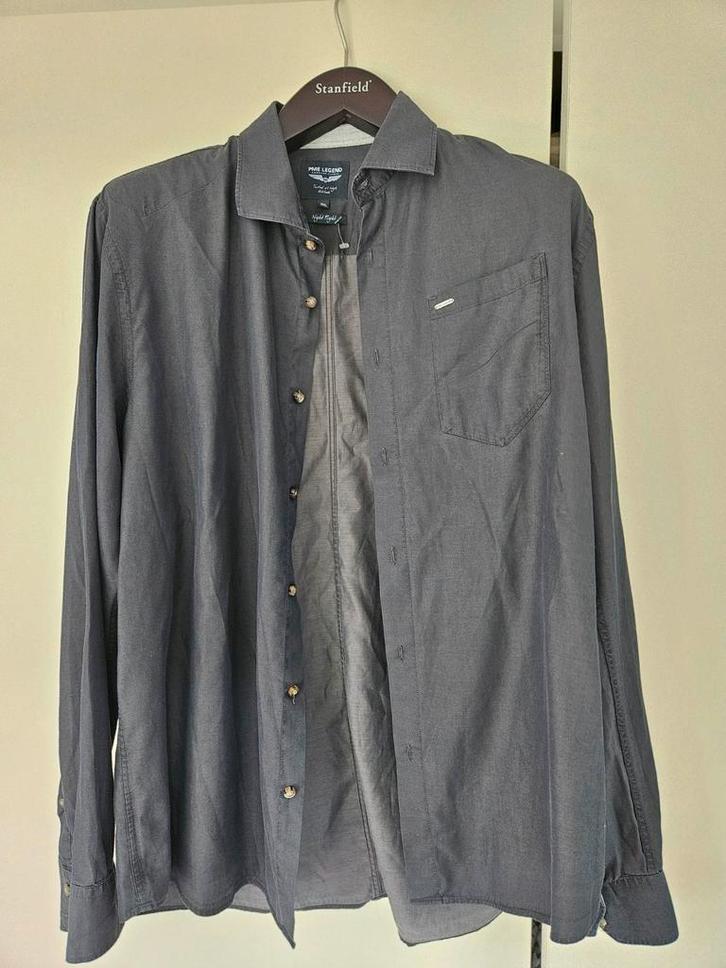 PME Legend Nightflight Overhemd 2XL - Nieuw!, Kleding | Heren, Overhemden, Nieuw, Overige halswijdtes, Blauw, Verzenden