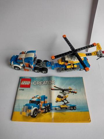 5765 Lego vrachtwagen met helikopter 3/1 beschikbaar voor biedingen