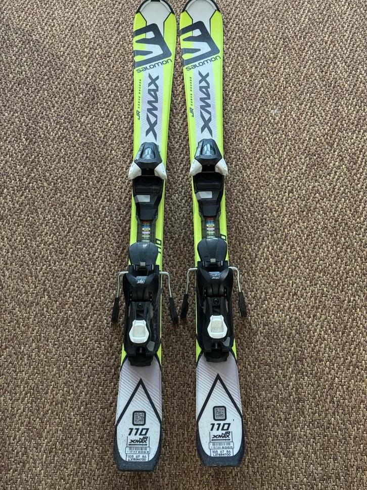 Salomon Xmax 110 Jr Carve Rocker Ski, Sport en Fitness, Skiën en Langlaufen, Gebruikt, Ski's, Skiën, Salomon, Carve, 100 tot 140 cm