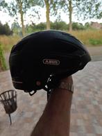 Fietshelm Abus Hyban 2.0, zwart, Ophalen of Verzenden, Zo goed als nieuw, L
