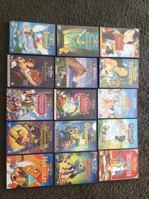 Disney en andere kinderfilms, Cd's en Dvd's, VHS | Kinderen en Jeugd, Zo goed als nieuw, Tekenfilms en Animatie, Alle leeftijden