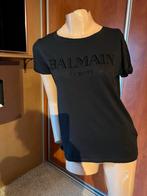 H&M X BALMAIN shirt maat S origineel ZGAN, H&M x Balmain, Zwart, Ophalen of Verzenden, Zo goed als nieuw