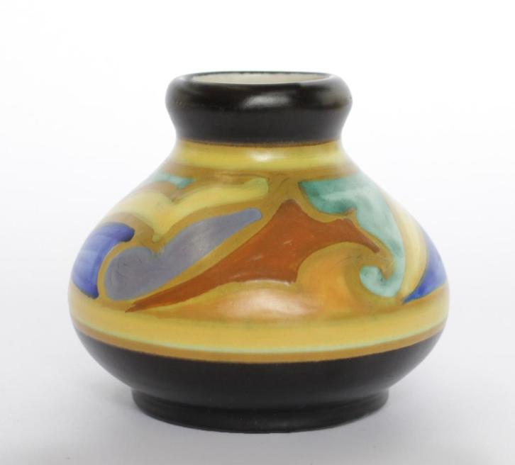 ESKAF OLA – plateel vaasje, Antiek en Kunst, Antiek | Keramiek en Aardewerk, Ophalen