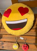 Emoji knuffel kussen en pluche sleutelhangers | hartje boos, Kinderen en Baby's, Speelgoed | Knuffels en Pluche, Overige typen