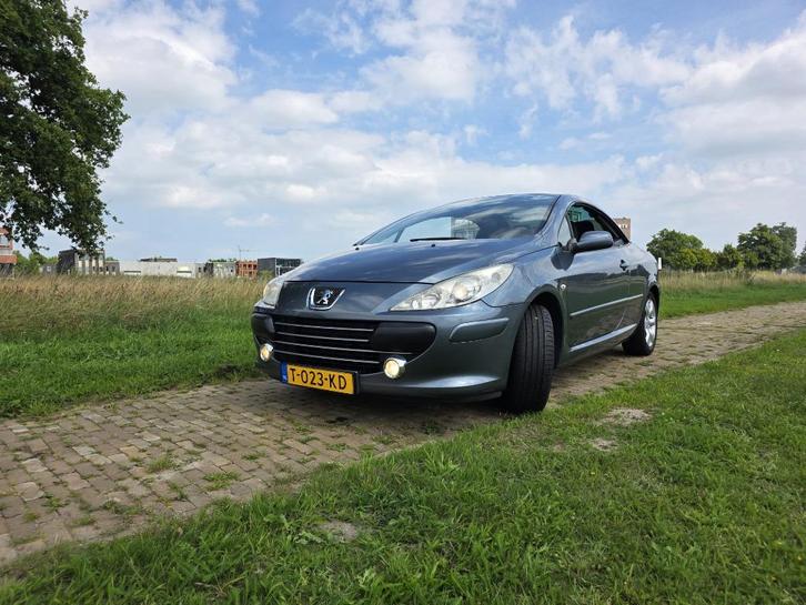 Peugeot 307cc 1.6 16V 2005 Grijs, Auto's, Peugeot, Particulier, ABS, Airbags, Airconditioning, Android Auto, Bluetooth, Boordcomputer
