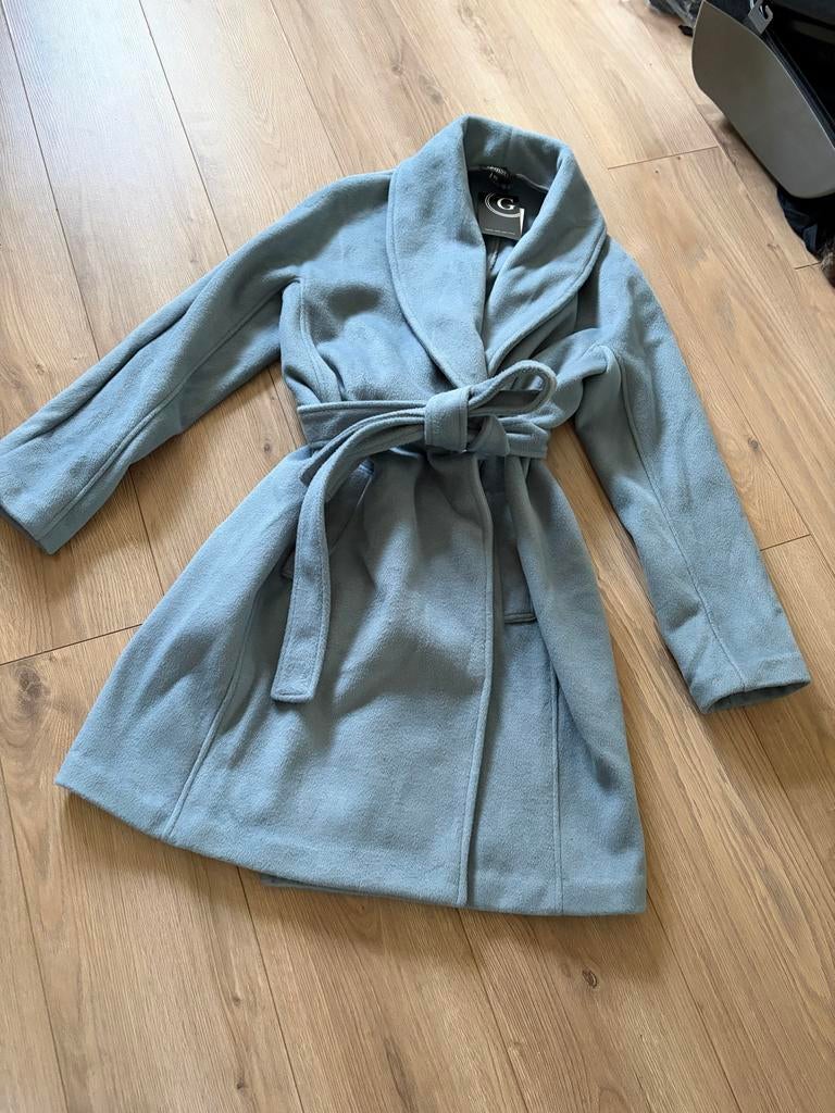 G-maxx Lichtblauwe Jas - Maat XS, Kleding | Dames, Verzenden, Nieuw, Maat 34 (XS) of kleiner, Blauw