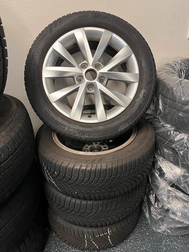 Octavia 4 Velgen + All Season Banden, Auto-onderdelen, Banden en Velgen, Banden en Velgen, All Season, Personenwagen, Gebruikt