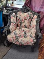 Unieke barok fauteuile geheel opnieuw gestoffeerd, Huis en Inrichting, Fauteuils, Ophalen, Zo goed als nieuw, 75 tot 100 cm
