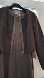 Groene jurk met jasje - Vila XL, Steps 44, Kleding | Dames, Kostuum of Pak, Vila & Steps, Maat 46/48 (XL) of groter, Ophalen of Verzenden