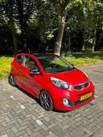 Kia Picanto 1.2 Cvvt 3-DRS 2013 Rood incl winterbanden, Auto's, Voorwielaandrijving, 86 pk, 4 cilinders, 400 kg