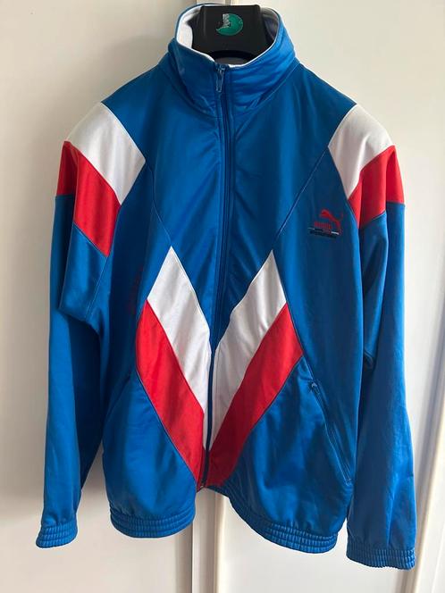 Vintage Puma jas jack trainingsjasje 90's large voetbal, Sport en Fitness, Voetbal, Zo goed als nieuw, Trainingspak, Maat L, Ophalen of Verzenden