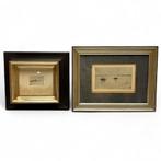 Johan Hemkes (1894-1988) 2x - Grou en vissers, Antiek en Kunst, Kunst | Etsen en Gravures, Ophalen of Verzenden