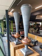 Nieuwe metalen vazen set - 90 cm hoog, Huis en Inrichting, Woonaccessoires | Vazen, Ophalen, Overige materialen, Overige kleuren