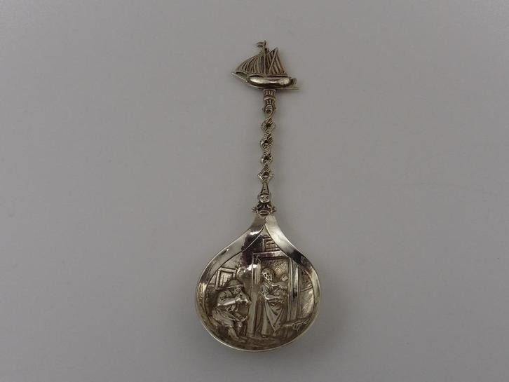 Zilveren lepel                                          Z212, Antiek en Kunst, Antiek | Goud en Zilver, Zilver, Ophalen of Verzenden