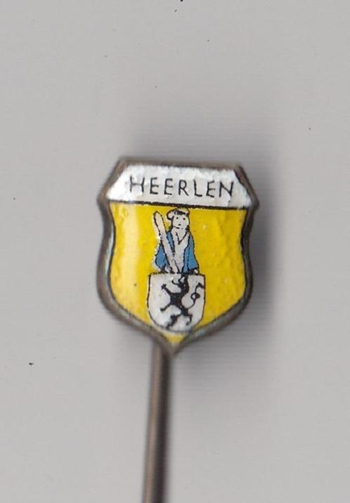 Heerlen Stadswapen speldje, Verzamelen, Speldjes, Pins en Buttons, Gebruikt, Speldje of Pin, Overige onderwerpen, Ophalen of Verzenden