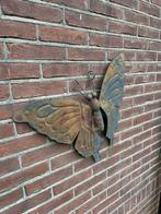 Twee grote vlinders - wanddecoratie in je tuin, Tuin en Terras, Tuinwanddecoratie, Gebruikt, Ophalen of Verzenden