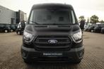 Ford Transit 350 2.0TDCI 165pk L2H2 Trend | Automaat | 2800k, Auto's, 1995 cc, 4 cilinders, 2800 kg, Zwart